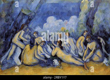 Large Bathers 1900 von Paul Cezanne Stockfoto