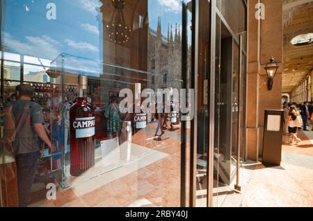 Italien, Lombardei, Mailand, Galleria Vittorio Emanuele II, Camparino Cafe Stockfoto