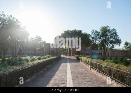 Der britische Wohnkomplex in Lucknow, Uttar Pradesh, Indien Stockfoto