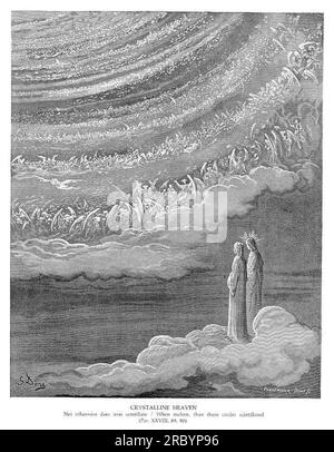 Kristalliner Himmel von Gustave Dore Stockfoto