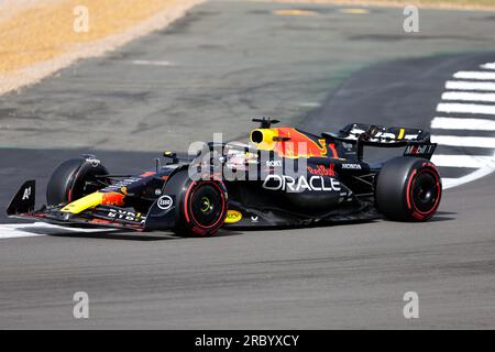 Max Verstappen (NLD) vom Oracle Red Bull Racing Team während DES FORMEL 1 ARAMCO BRITISH GRAND PRIX 2023 auf dem Silverstone Circuit, Silverstone, Unit Stockfoto