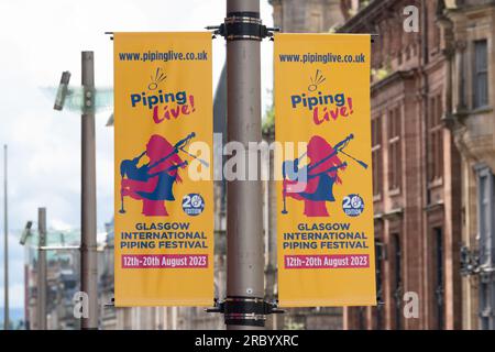 Piping Live 2023 - Glasgow International Piping Festival 2023, Glasgow, Schottland, Großbritannien Stockfoto