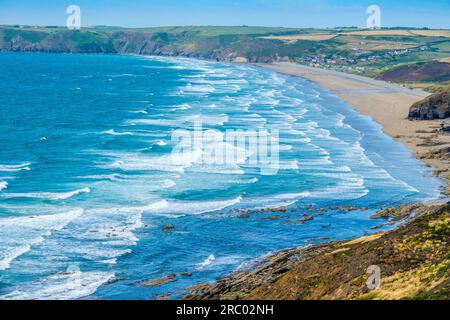 Newgale Beach in Pembrokeshire, West Wales Stockfoto