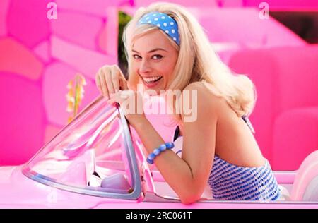 BARBIE 2023 Warner Bros Film mit Margot Robbie Stockfoto