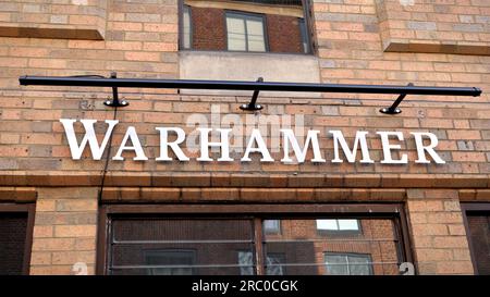 Warhammer-Laden in Oxford, England Stockfoto