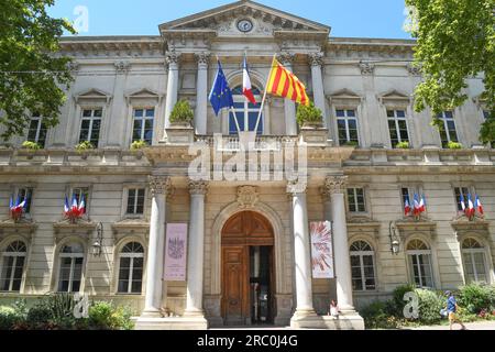 Hotel de ville d'Avignon Stockfoto