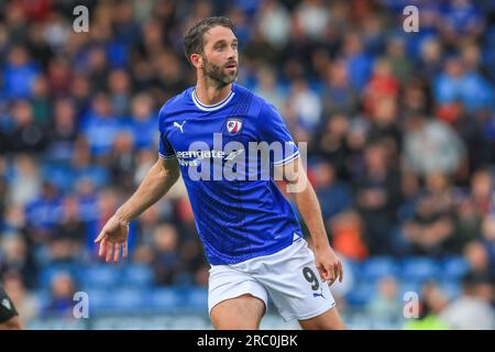 Chesterfield, Großbritannien. 11. Juli 2023. Will Grigg von Chesterfield während des Chesterfield vs Sheffield Wednesday Drew Talbot Testimonial Match im SMH Group Stadium, Chesterfield, Großbritannien, am 11. Juli 2023 Credit: Every Second Media/Alamy Live News Stockfoto