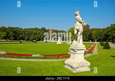 Statue im Schlosspark Nordkirchen, Münsterland, Nordrhein-Westfalen, Deutschland Stockfoto