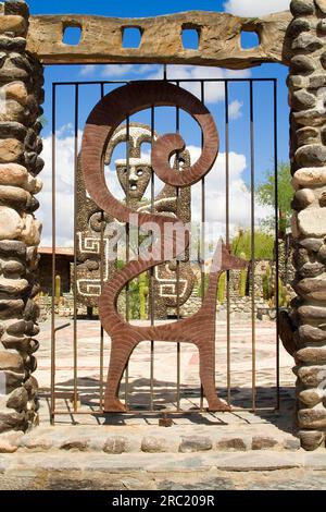 Pachamana Inca Museum, Kreation von Hector Cruz, Amaicha, Tucuman Province, Argentinien Stockfoto