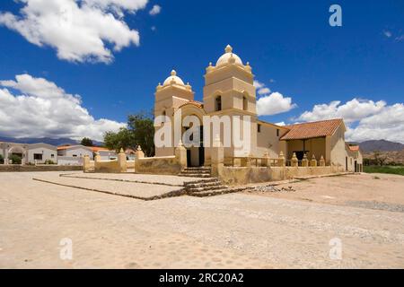 Kirche San Pedro de Nolasco, Molinos, Calchaqui-Tal, Argentinien Stockfoto