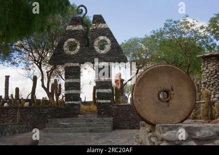 Pachamana Inca Museum, Kreation von Hector Cruz, Amaicha, Tucuman Province, Argentinien Stockfoto