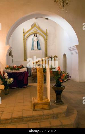 Rednerpult, San Jose Kirche, Cachi, Calchaqui Tal, Argentinien Stockfoto