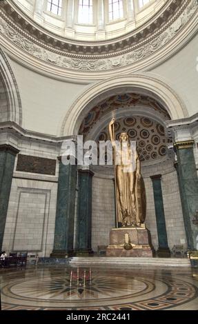 La Estatua de la Republica, Bronzestatue, State House, El Capitolio, Havanna, Kuba Stockfoto