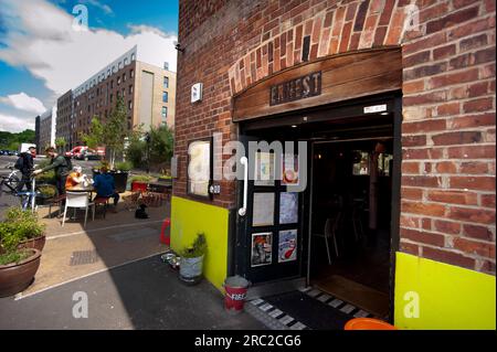 Ernest Cafe Bar, ouseburn Tal, Newcastle-upon-Tyne Stockfoto