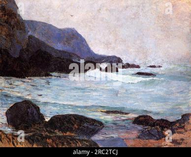 Die Küste von Bellangenay 1890 von Paul Gauguin Stockfoto