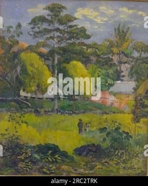Paysage, Ou Promenade Familiale 1901 von Paul Gauguin Stockfoto