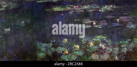 Claude Oscar Monet – Wasserlilien, Grüne Reflexion (rechte Hälfte) 1920-26 Stockfoto