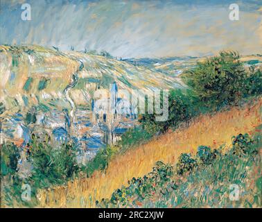 Claude Oscar Monet – Blick über Vetheuil 1881 Stockfoto