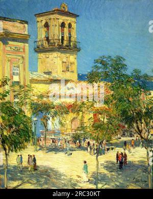 Straße des großen Kapitäns, Cordoba 1910 von Childe Hassam Stockfoto