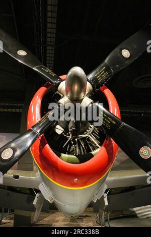 Republik P-47D (F-47) Thunderbolt Big Stud Bodenangriff Flugzeug aus dem 2. Weltkrieg Flugmuseum Seattle Washington State USA Stockfoto