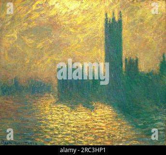 Houses of Parliament 1904 von Claude Monet Stockfoto