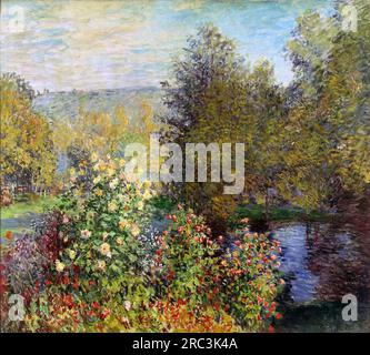 A Corner of the Garden in Montgeron 1877 von Claude Monet Stockfoto