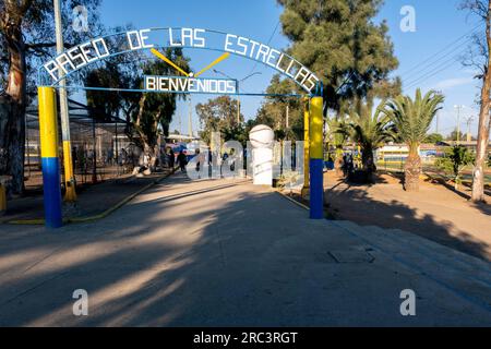 San Diego, USA. 15. Juni 2023. Der Eingang zu den städtischen Little League Fields in Tijuana, 15. Juni 2023. (Matthew Bowler/KPBS/Sipa USA) **KEIN VERKAUF IN SAN DIEGO-SAN DIEGO OUT** Guthaben: SIPA USA/Alamy Live News Stockfoto