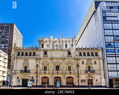 Das Teatro Nacional Cervantes, auch bekannt als Teatro Nacional de Buenos Aires, befindet sich in der Stadt Buenos Aires in Argentinien. Es ist ein National Hi Stockfoto