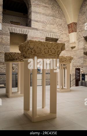 Mittelalterliche Hauptstadt, Cluny Museum - Nationalmuseum des Mittelalters, Paris, Frankreich Stockfoto