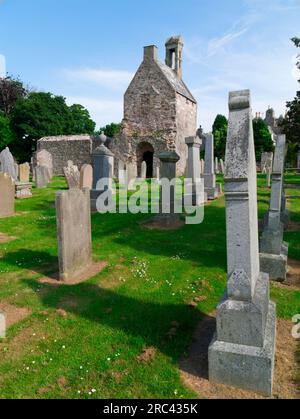 St. Talogan Parish Church, Fordyce, Aberdeenshire Stockfoto