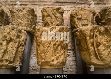 Mittelalterliche Hauptstadt, Cluny Museum - Nationalmuseum des Mittelalters, Paris, Frankreich Stockfoto