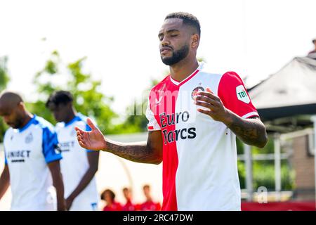 Rotterdam, Niederlande. 12. Juli 2023. Rotterdam - Danilo Pereira da Silva von Feyenoord während des Freundschaftsspiels zwischen Feyenoord und Club Brügge am 12. Juli 2023 im Sportpark Smitshoek in Rotterdam, Niederlande. Kredit: Box to box images/Alamy Live News Stockfoto