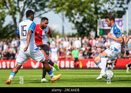 Rotterdam, Niederlande. 12. Juli 2023. Rotterdam - Danilo Pereira da Silva von Feyenoord während des Freundschaftsspiels zwischen Feyenoord und Club Brügge am 12. Juli 2023 im Sportpark Smitshoek in Rotterdam, Niederlande. Kredit: Box to box images/Alamy Live News Stockfoto