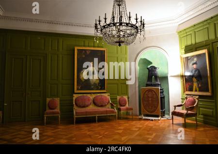 Kassel, Deutschland - 07.22.2018: Wilhelmshöhe Schlosspark in Kassel, Deutschland Stockfoto