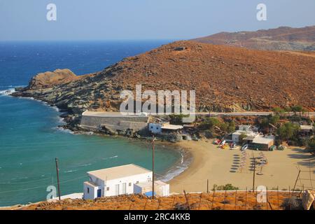 Kolimbithra Beach, Tinos Island, Griechenland Stockfoto