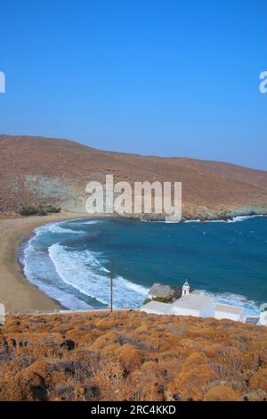 Kolimbithra Beach, Tinos Island, Griechenland Stockfoto