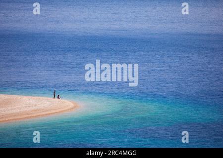 Agios Dimitrios Beach, Alonissos Island, Sporades, Griechenland. Stockfoto