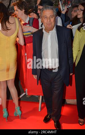 Avant-première au Grand rex : Qu'est-ce qu'on a tous fait au Bon Dieu - Paris Frankreich, 10 avril 2014. Stockfoto