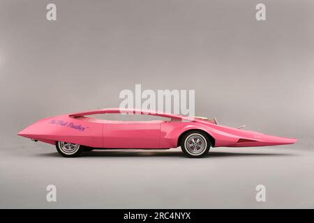 Pink-Panther-Auto Stockfoto