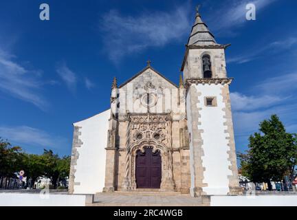 Europa, Portugal, Alentejo Region, Golega, Igreja Matriz da Golega (oder Igreja de Nossa Sra. Da Conceicao) katholische Kirche aus dem 16. Jahrhundert Stockfoto