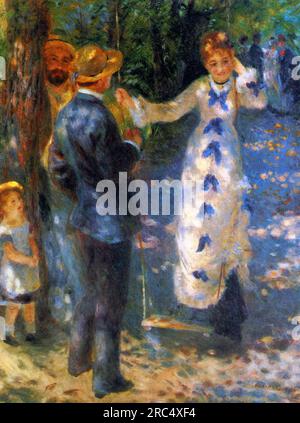 The Swing (La Balancaloire) 1876 von Pierre-Auguste Renoir Stockfoto