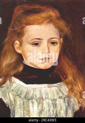 Das Porträt von Lucie Berard 1879 von Pierre-Auguste Renoir Stockfoto