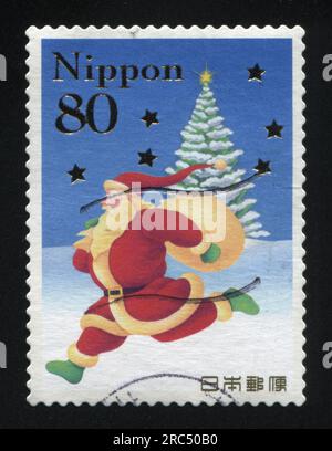 RUSSLAND KALININGRAD, 22. APRIL 2016: Von Japan gedruckter Stempel zeigt weihnachten, etwa 2012 Stockfoto