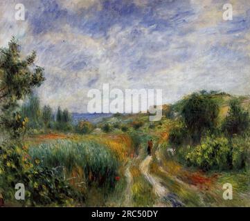 Landschaft nahe Essoyes 1892 von Pierre-Auguste Renoir Stockfoto