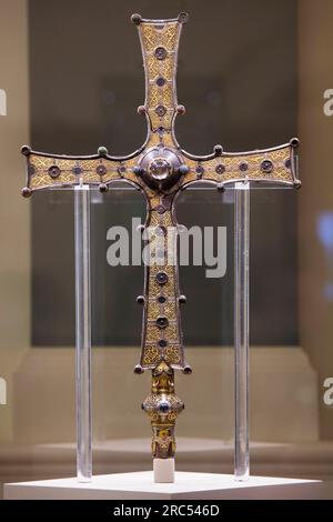 Dublin, Irland, das NationalMuseumThe Cross of Cong, Anfang des 12. Jahrhunderts n. Chr Stockfoto