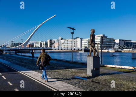 Dublin, die Samuel Beckett Bridge Stockfoto