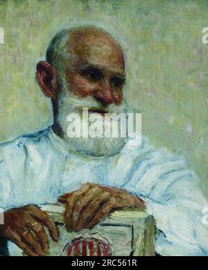 Porträt des Physiologen Ivan Petrowitsch Pawlov 1924 von Ilya Repin Stockfoto