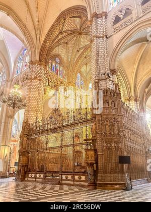 Innenkapelle der Kathedrale von Toledo, Toledo, Castilla-La Mancha, Königreich Spanien Stockfoto