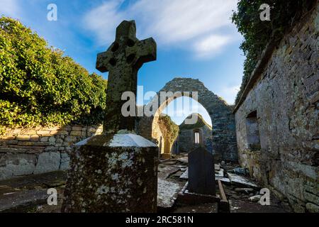 Lahinch, Friedhof, Cliffs Coastal Walk, Irealnd Stockfoto