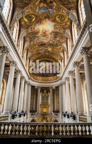 Schloss Versailles, Château de Versailles, eine ehemalige königliche Residenz, erbaut von König Ludwig XIV. In Versailles, Paris, Frankreich Stockfoto